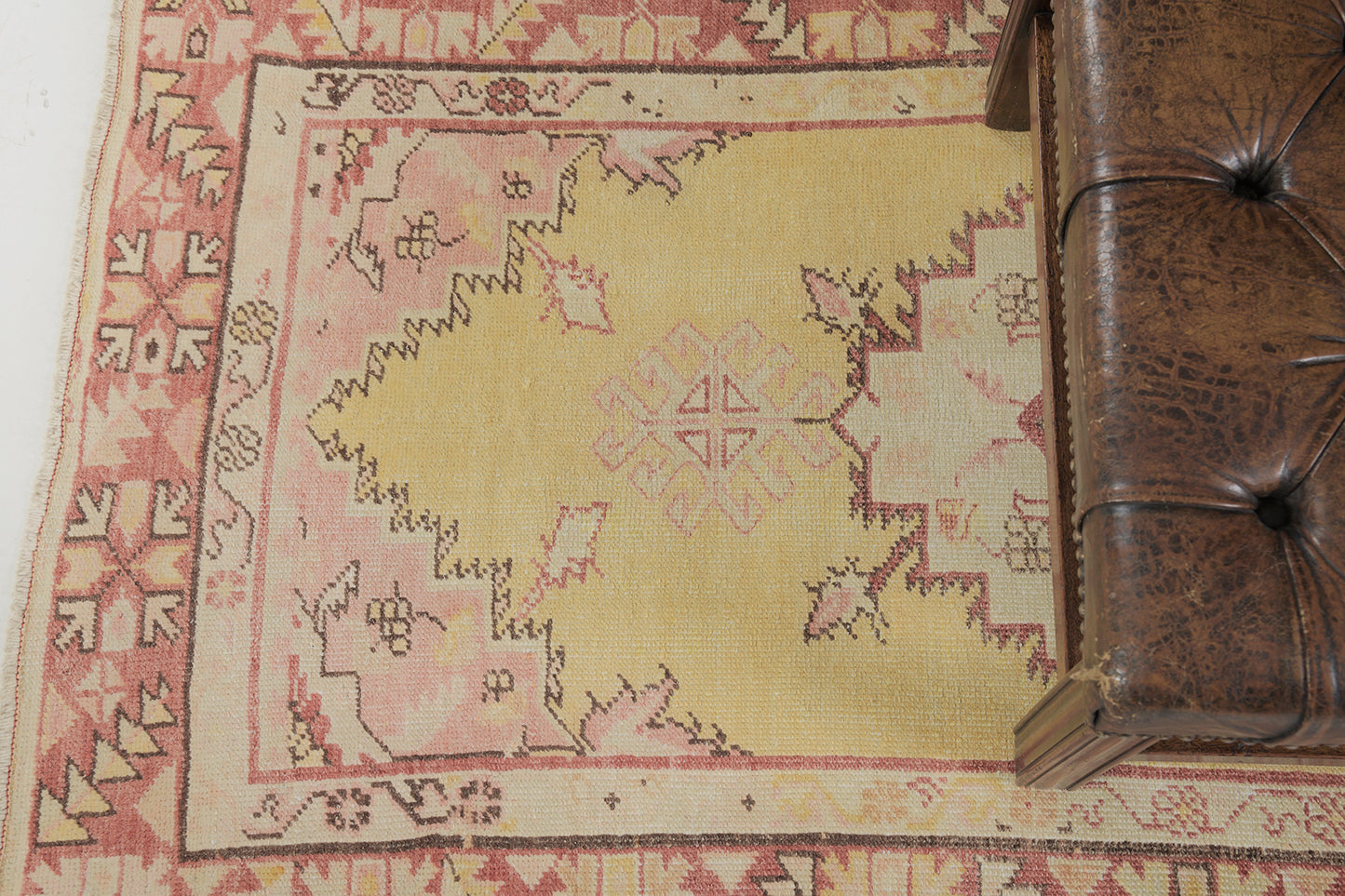 Vintage Turkish Anatolian Guney Rug