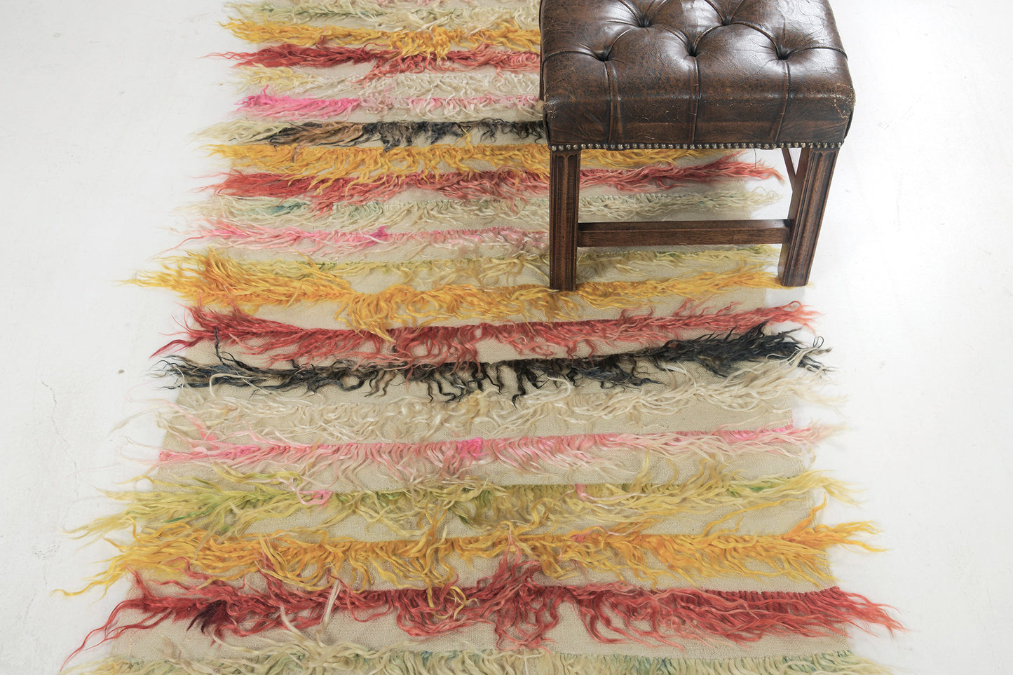 Vintage Turkish Anatolian Tulu Runner