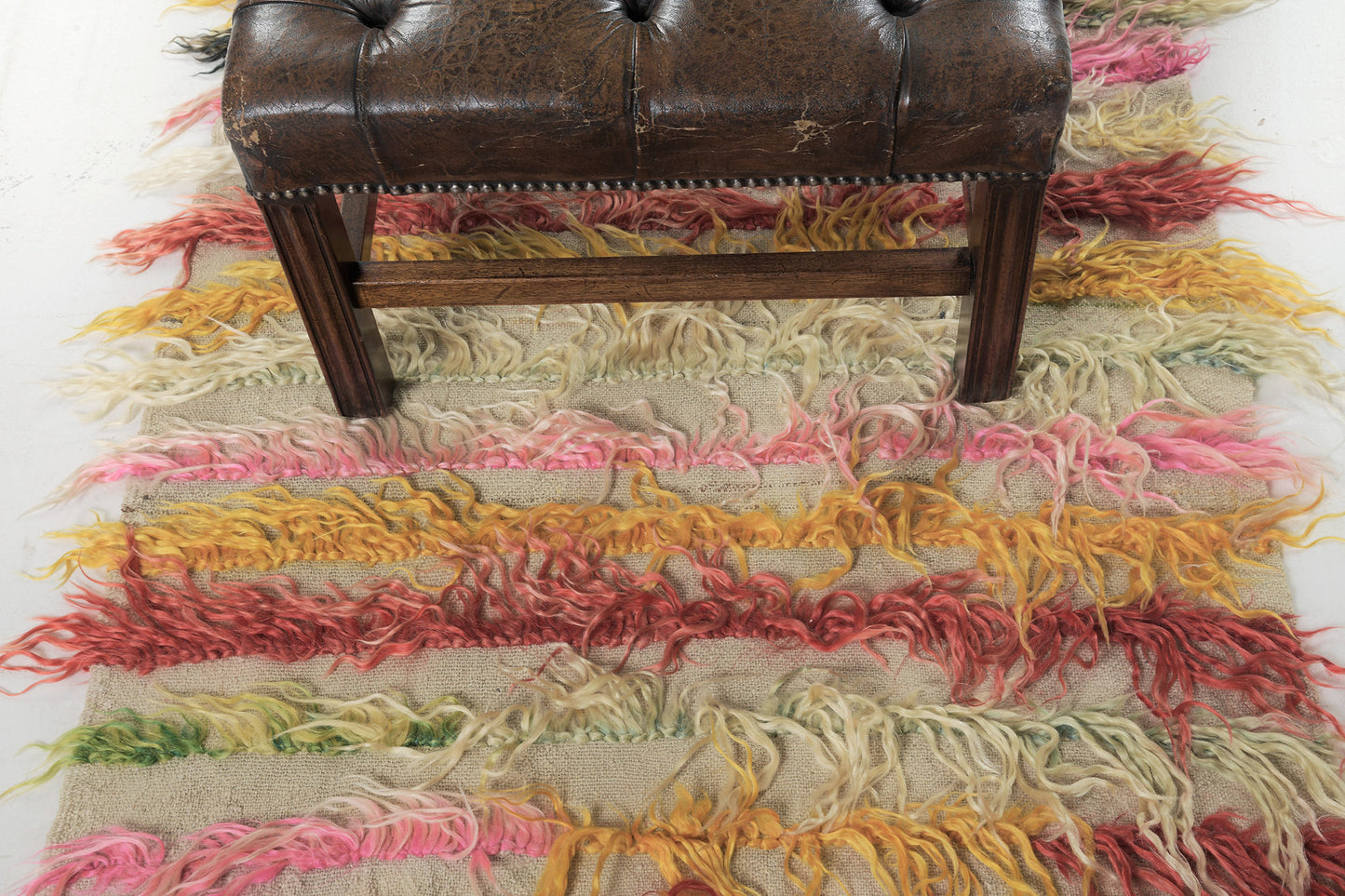Vintage Turkish Anatolian Tulu Runner