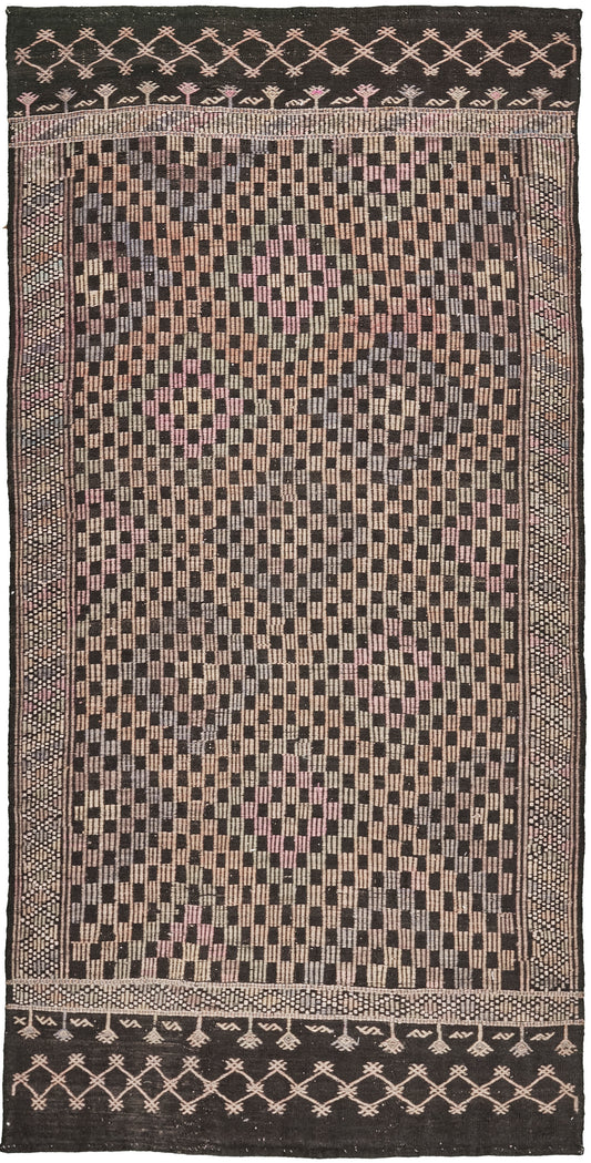 Vintage Turkish Anatolian Jejim Kilim