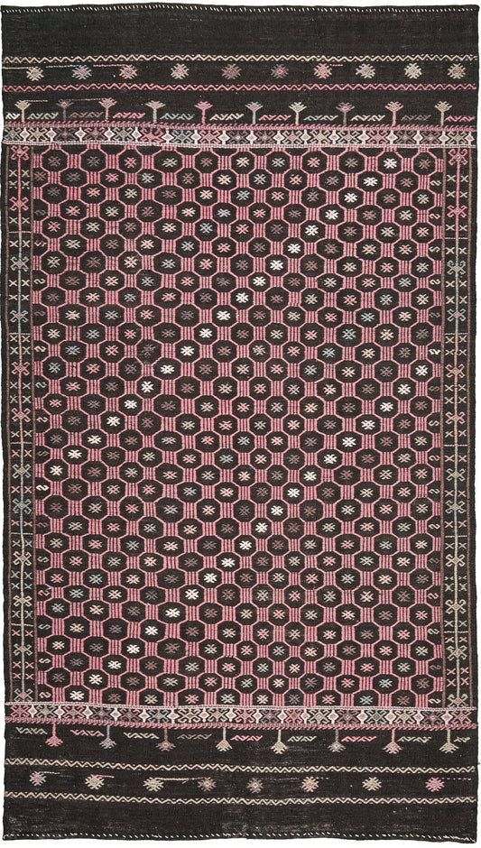 Vintage Turkish Anatolian Jejim Kilim
