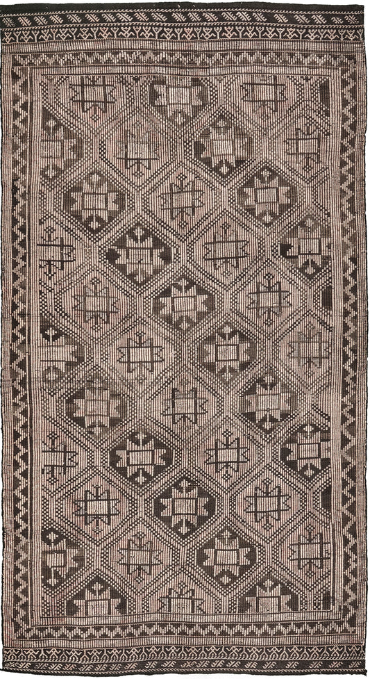 Vintage Turkish Anatolian Jejim Kilim