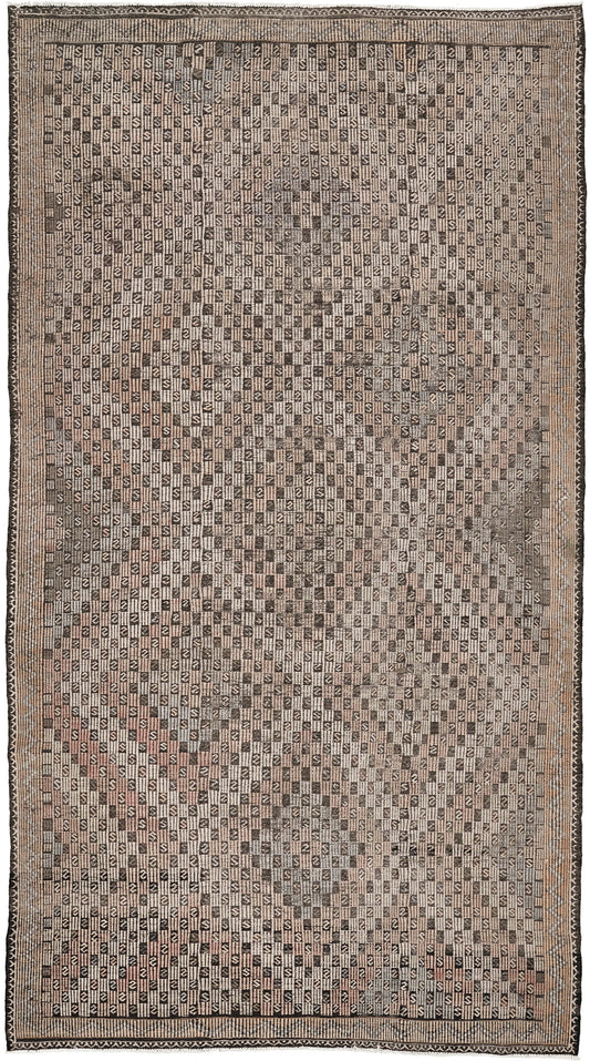 Vintage Turkish Anatolian Jejim Kilim