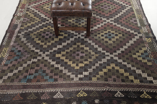 Vintage Turkish Anatolian Jejim Kilim