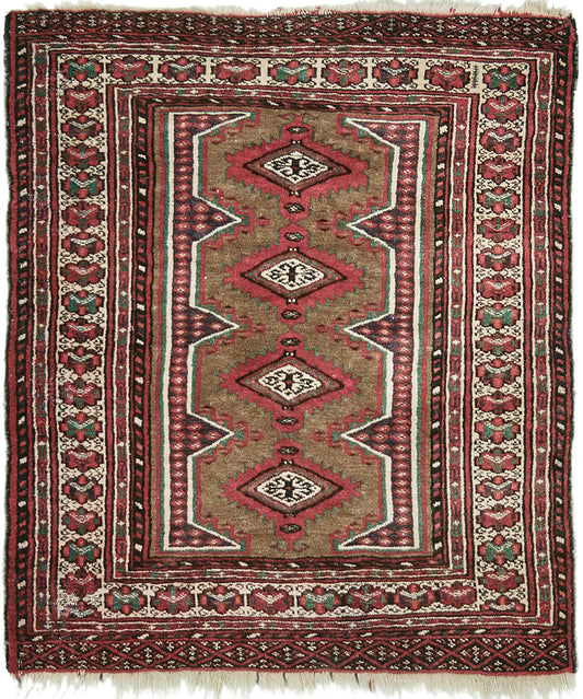 Persian Rug 4333 Vintage Persian Turkoman 29751