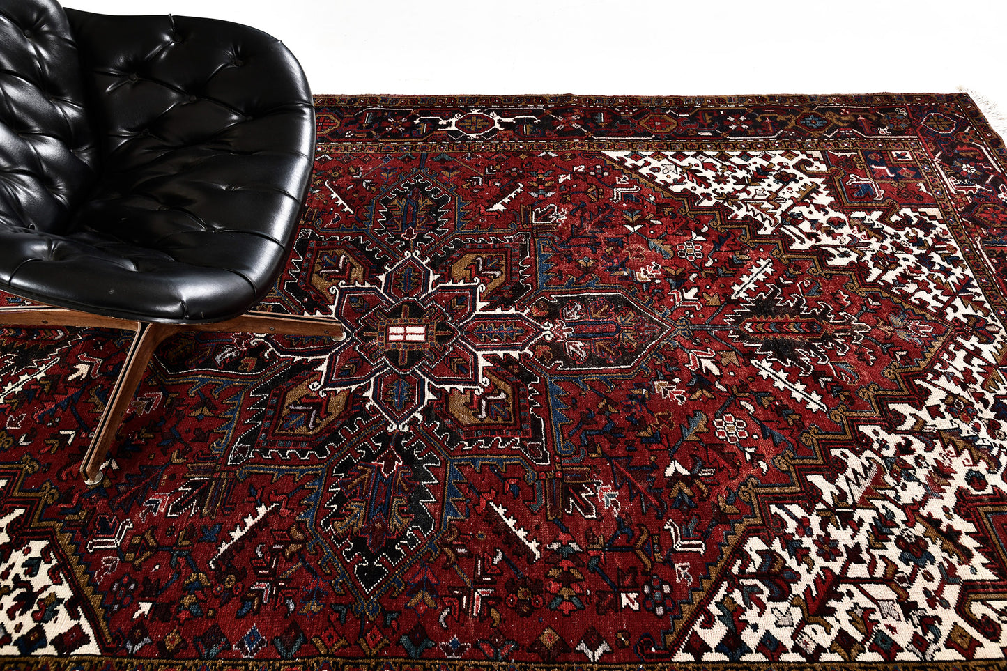 Persian Rug 3437 Vintage Persian Heriz Serapi Style Rug 29763