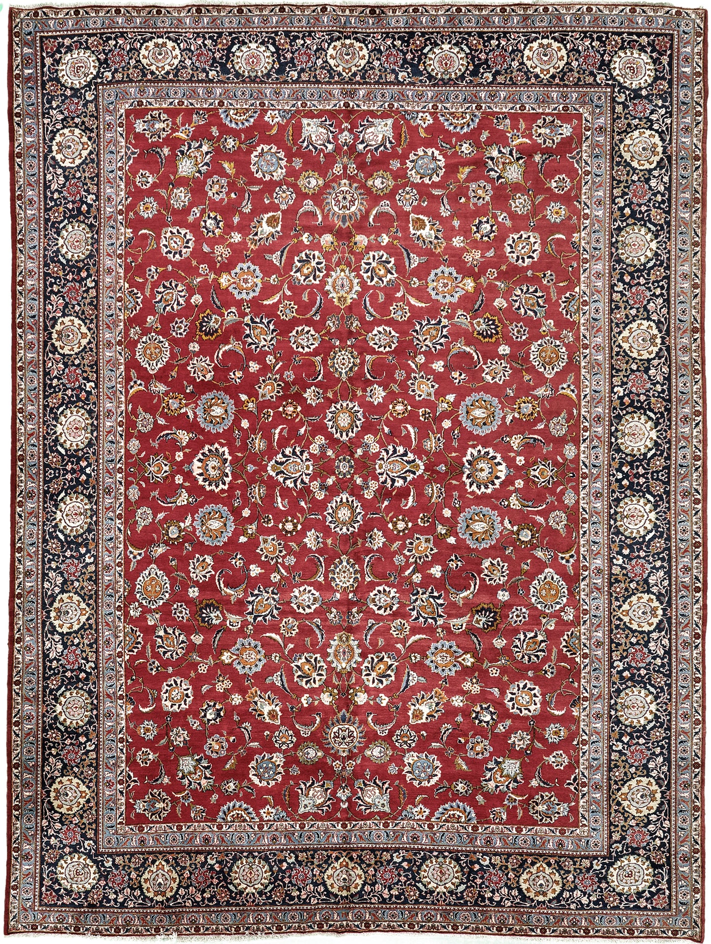 Vintage Persian Kashan Rug 29765