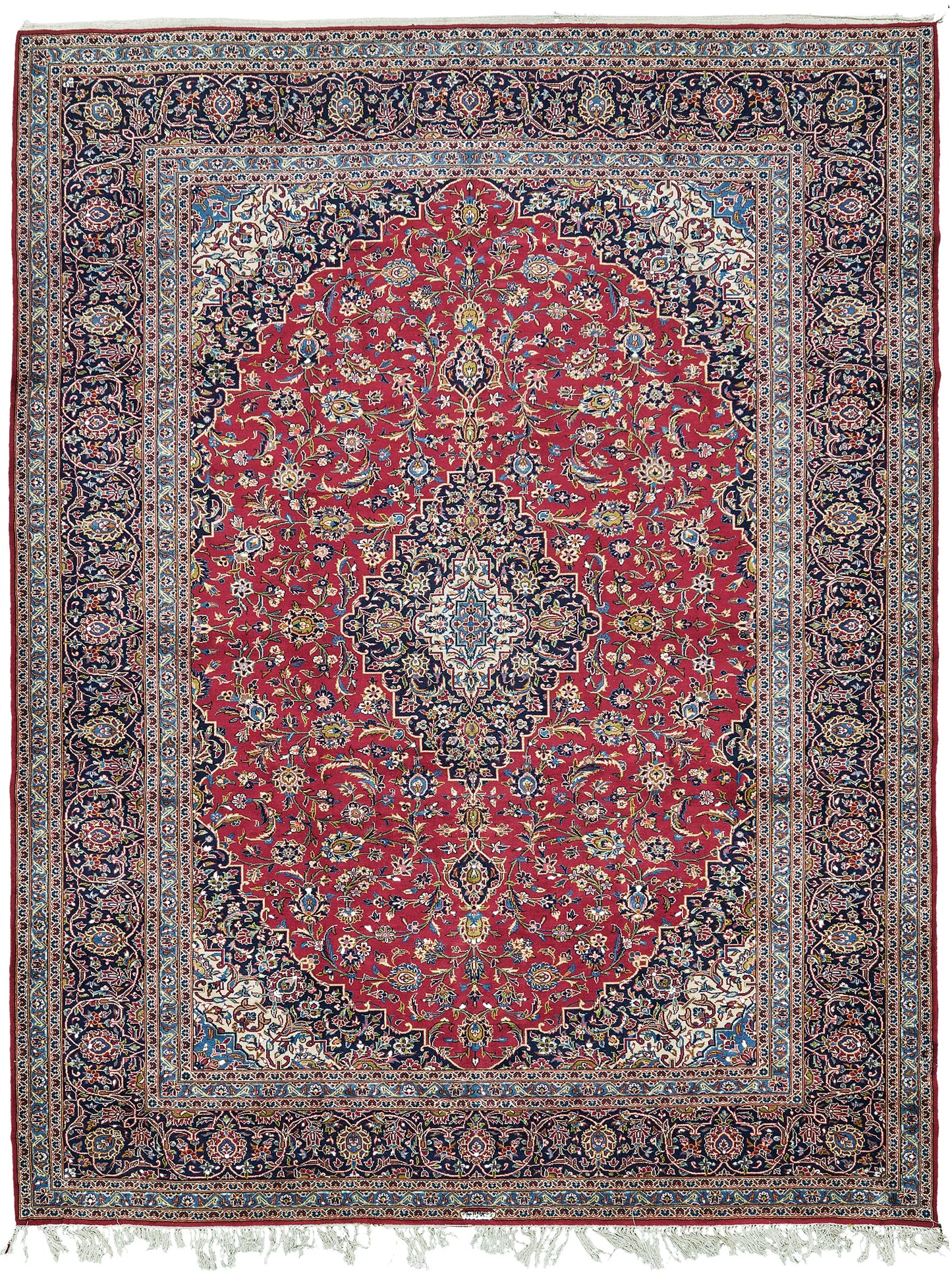 Persian Rug 3615 Vintage Persian Kashan 29778 LT153-1