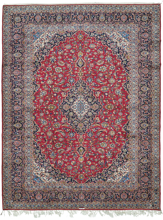 Persian Rug 3615 Vintage Persian Kashan 29778 LT153-1