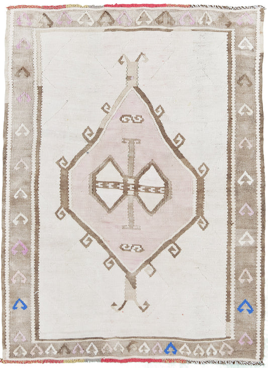 Vintage Turkish Kars Kilim