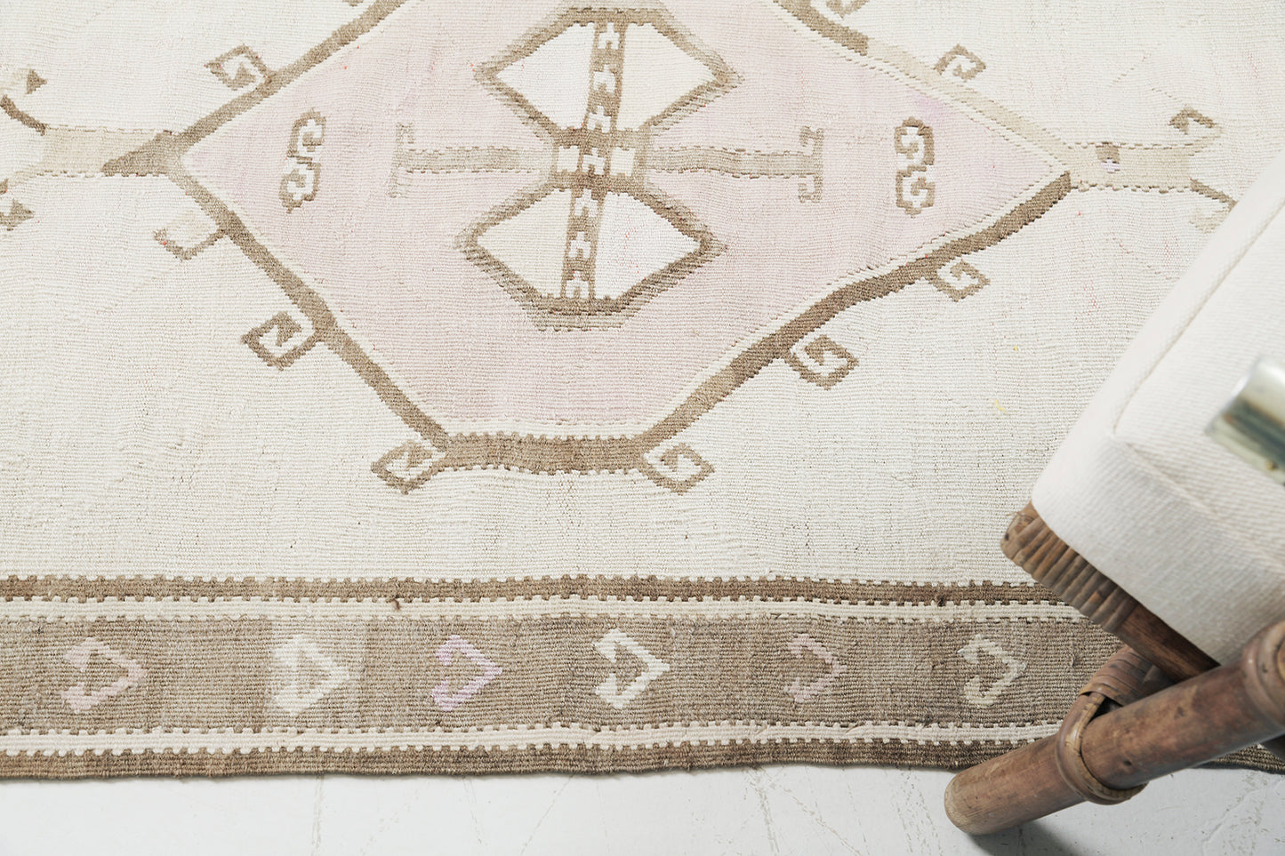 Vintage Turkish Kars Kilim