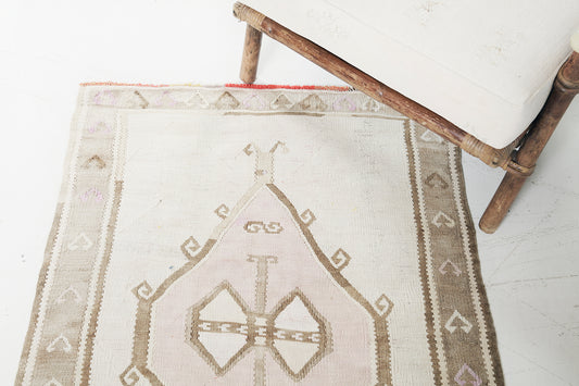 Vintage Turkish Kars Kilim