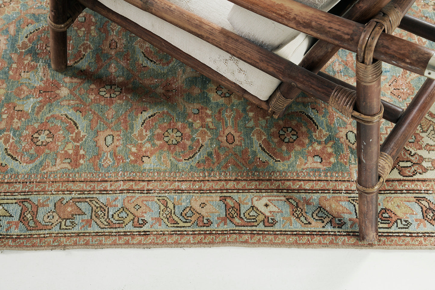 Persian Rug 3962 Vintage Persian Malayer 29790