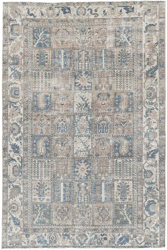 Persian Rug 3251 Vintage Persian Bakhtiari 29950