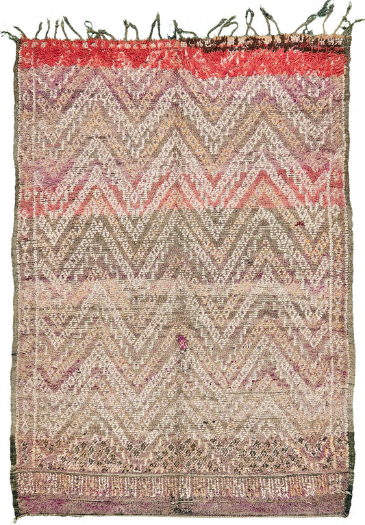 Modern Rug Image 12940 Vintage Moroccan Beni M'Guild Tribe Rug