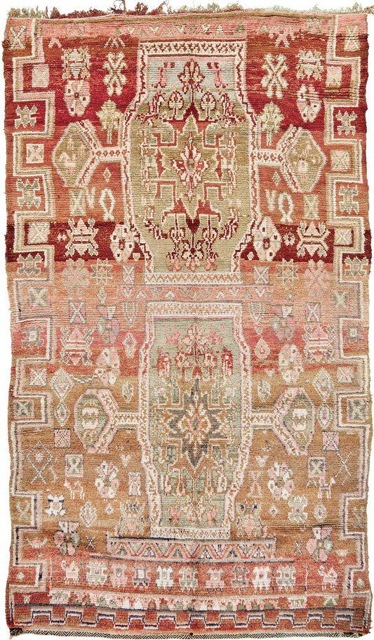 Modern Rug Image 12911 Vintage Moroccan Beni M'Guild Tribe Rug