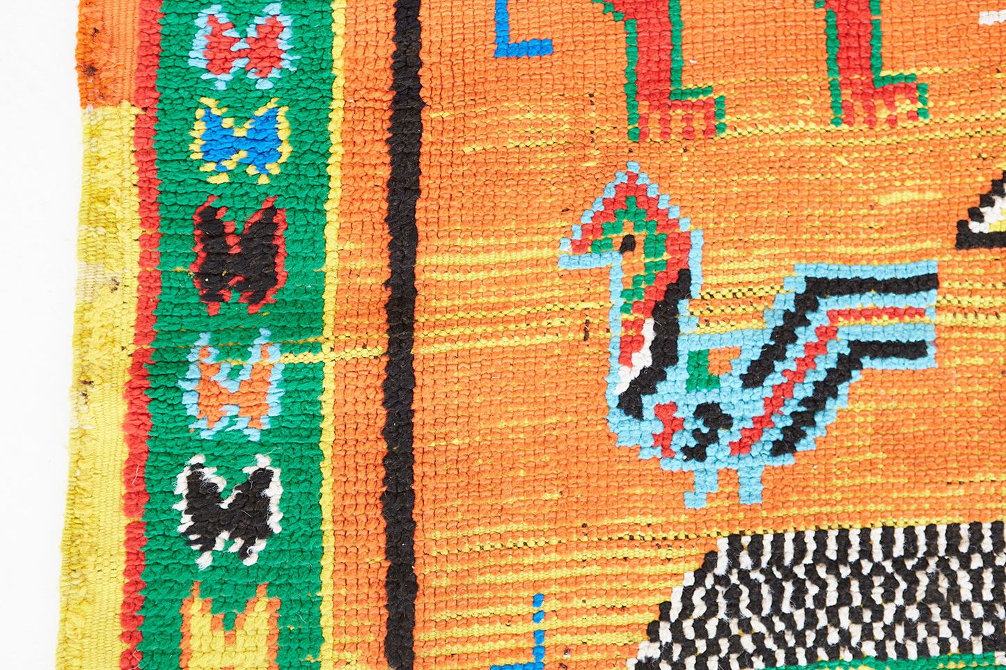 Vintage Moroccan Beni M'Guild Tribe Rug