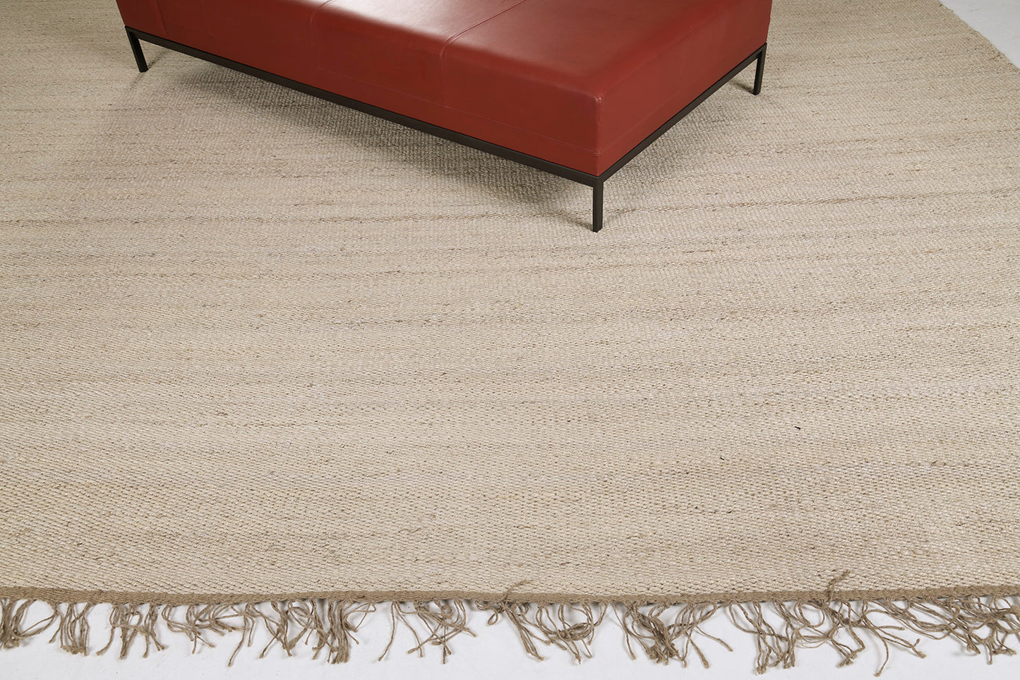 Hemp Sand Flatweave Loam White Shell