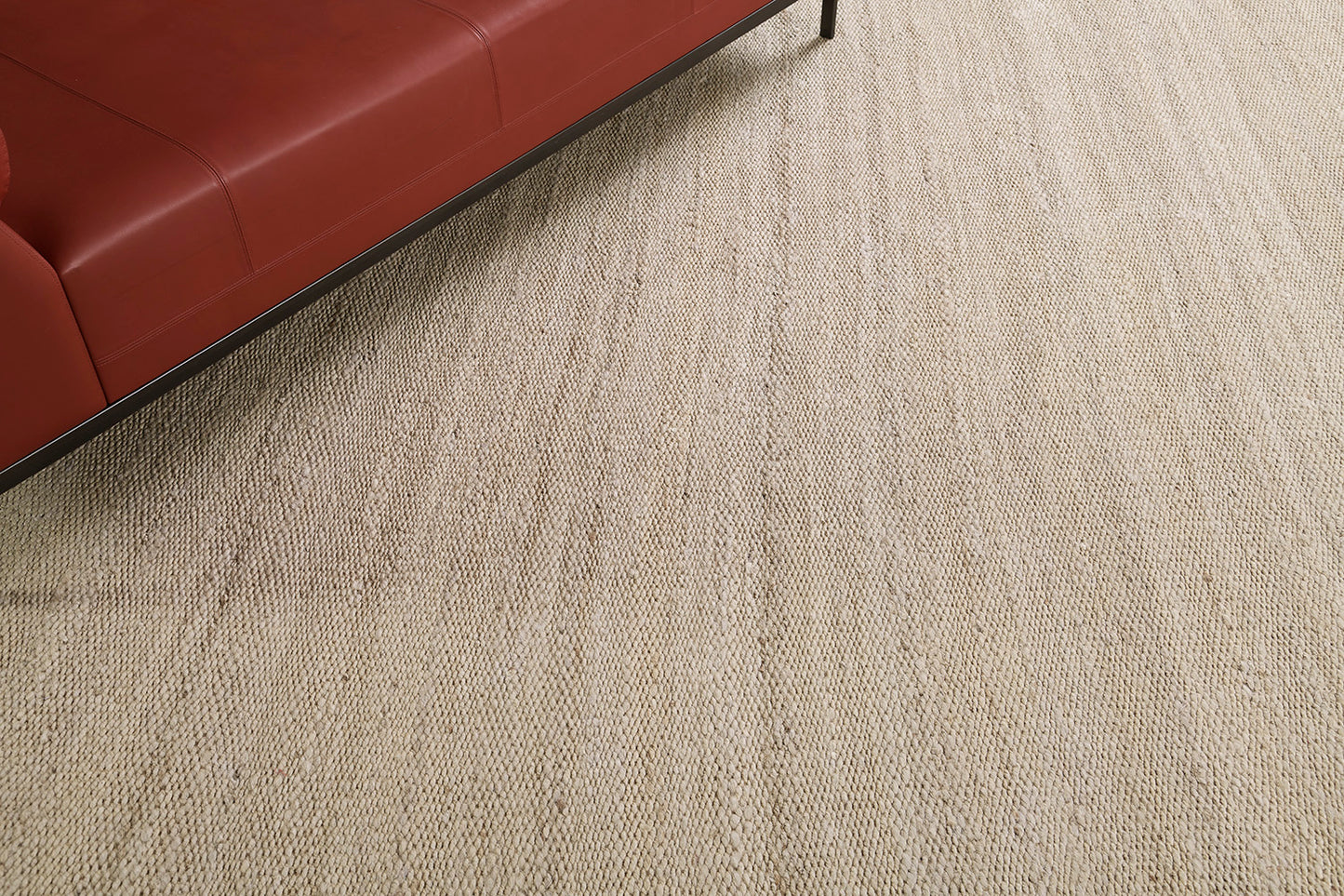 Hemp Sand Flatweave Loam White Shell