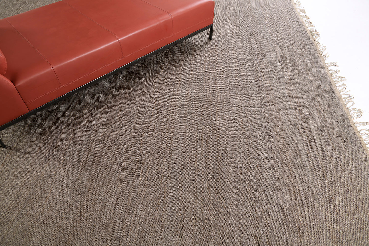 Hemp Sand Flatweave Loam Gray Horse