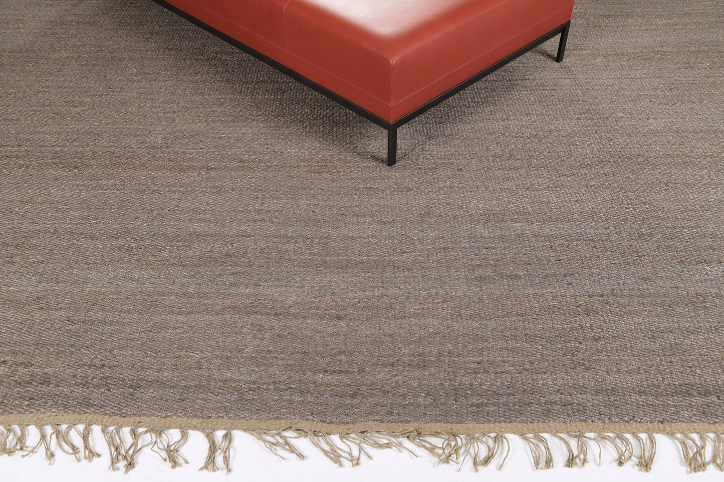 Hemp Sand Flatweave Loam Gray Horse