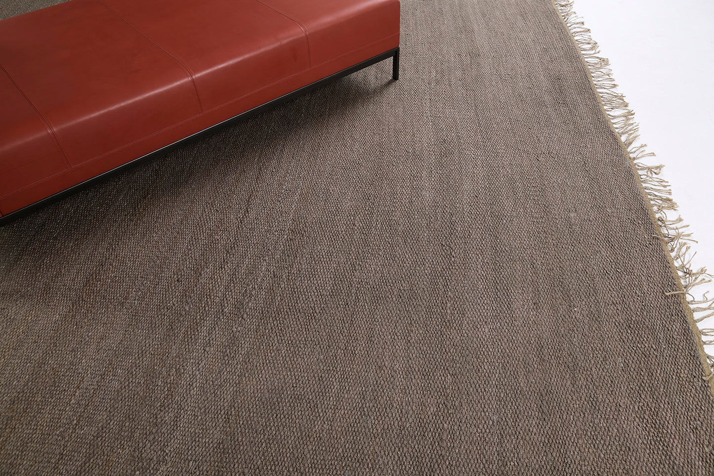 Hemp Sand Flatweave Loam Gray Horse