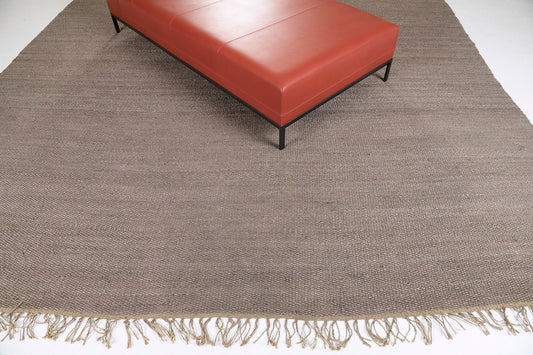Hemp Sand Flatweave Loam Gray Horse
