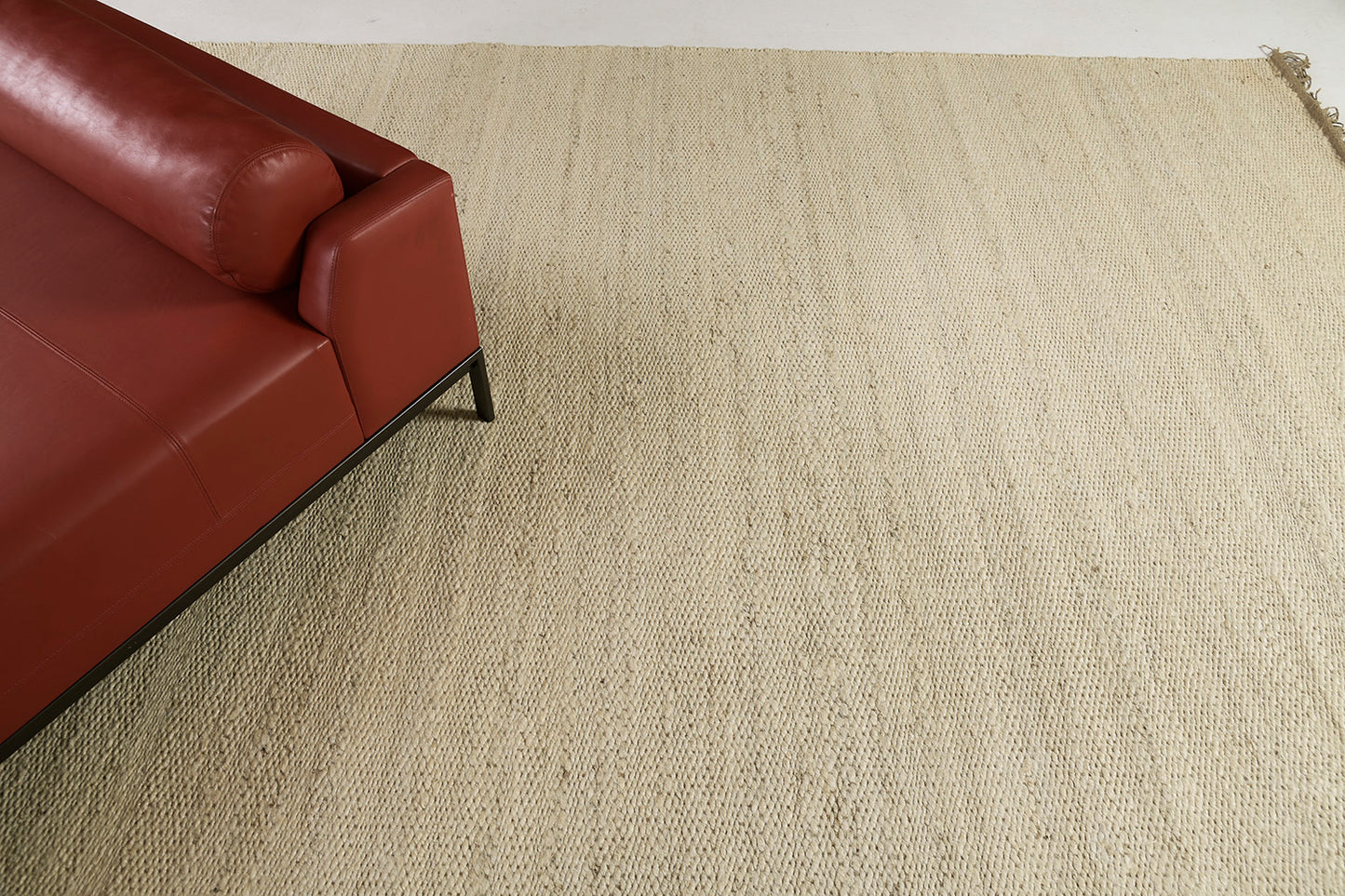 Hemp Sand Flatweave Loam White Tide