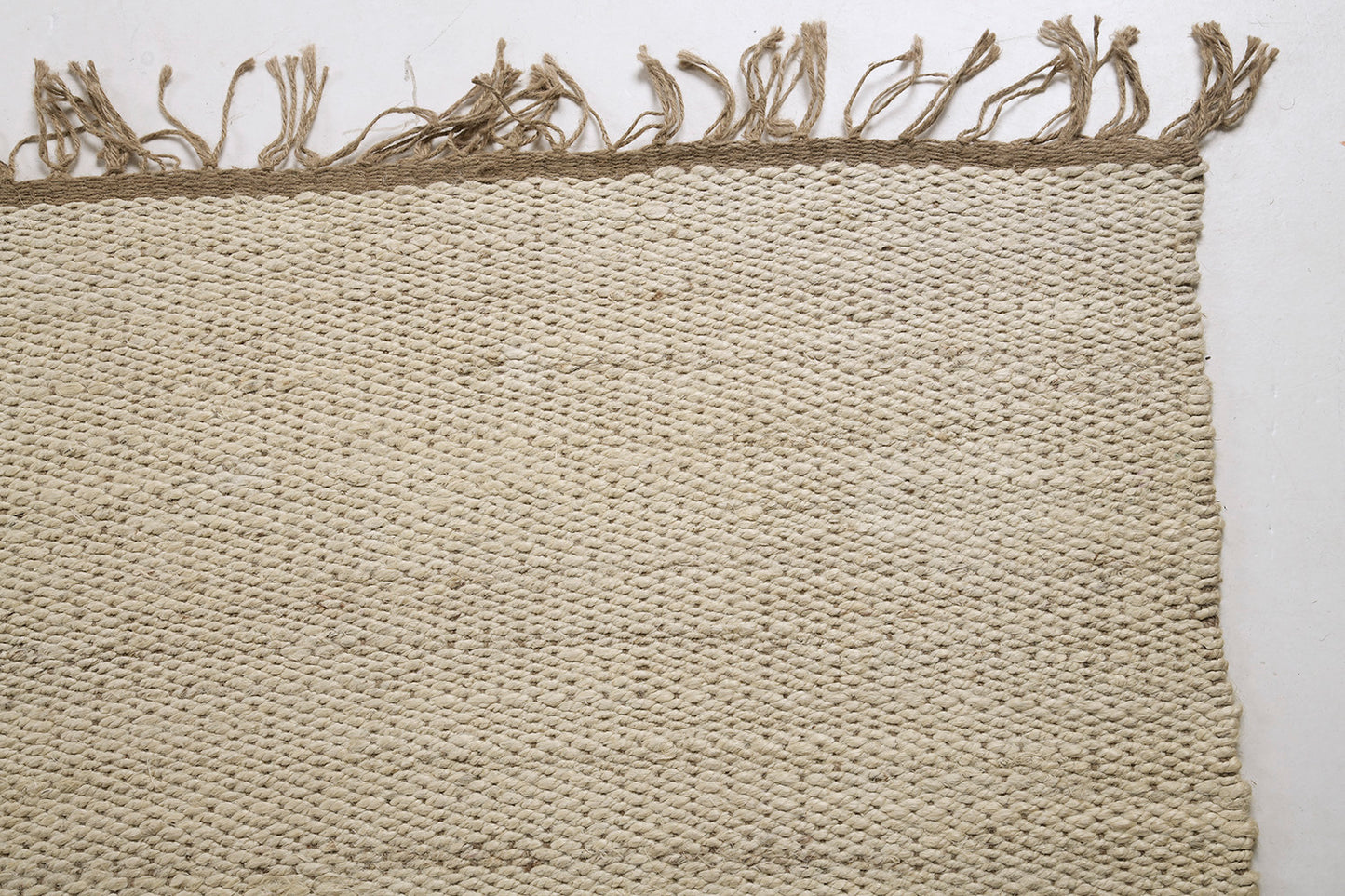 Hemp Sand Flatweave Loam White Tide