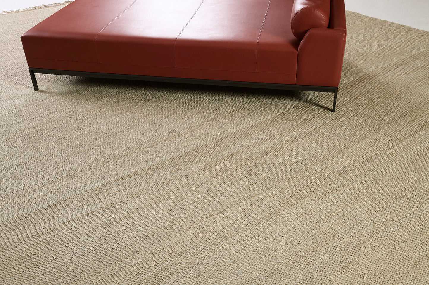 Hemp Sand Flatweave Loam White Sand