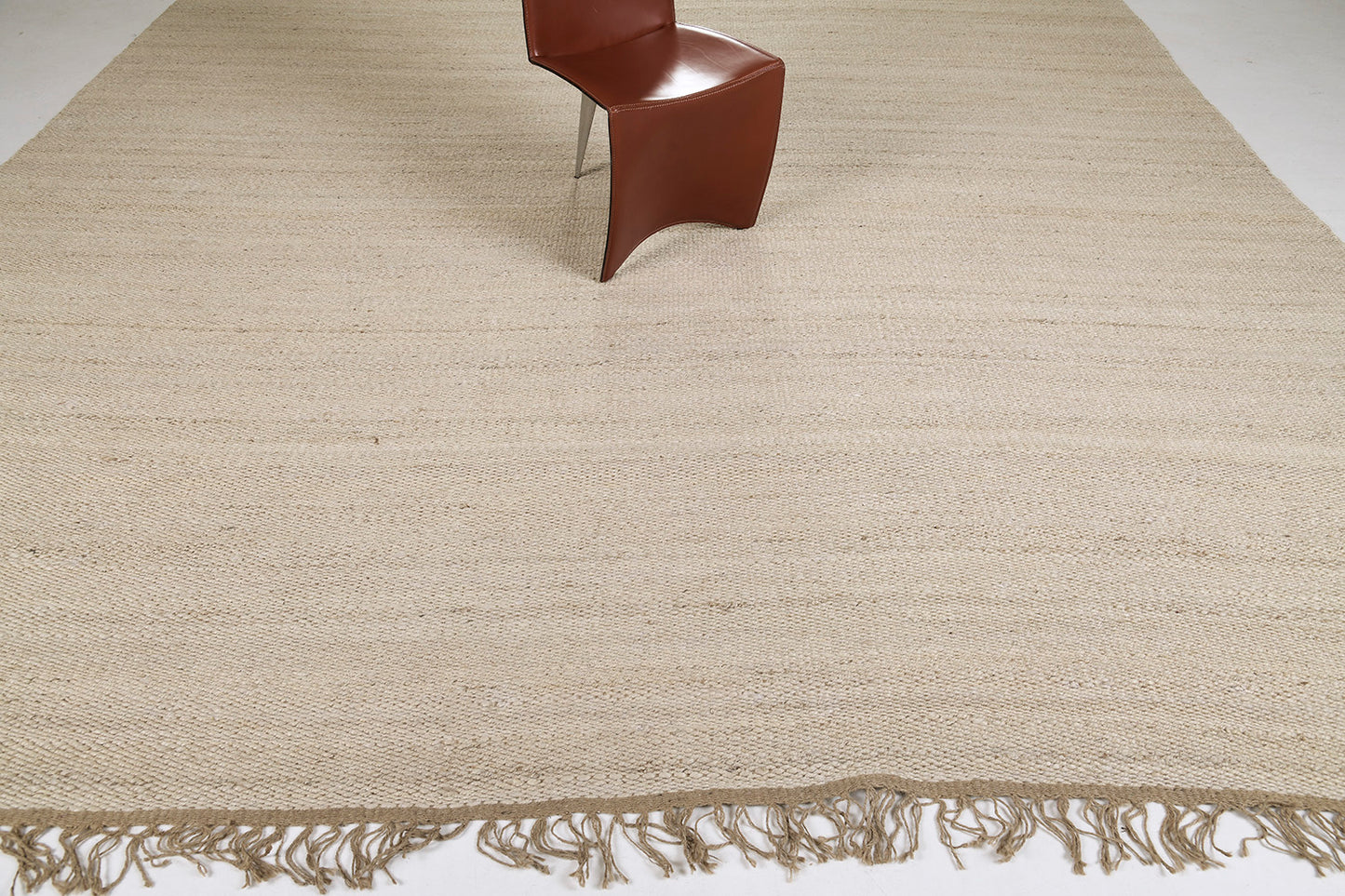 Hemp Sand Flatweave Loam White Shell