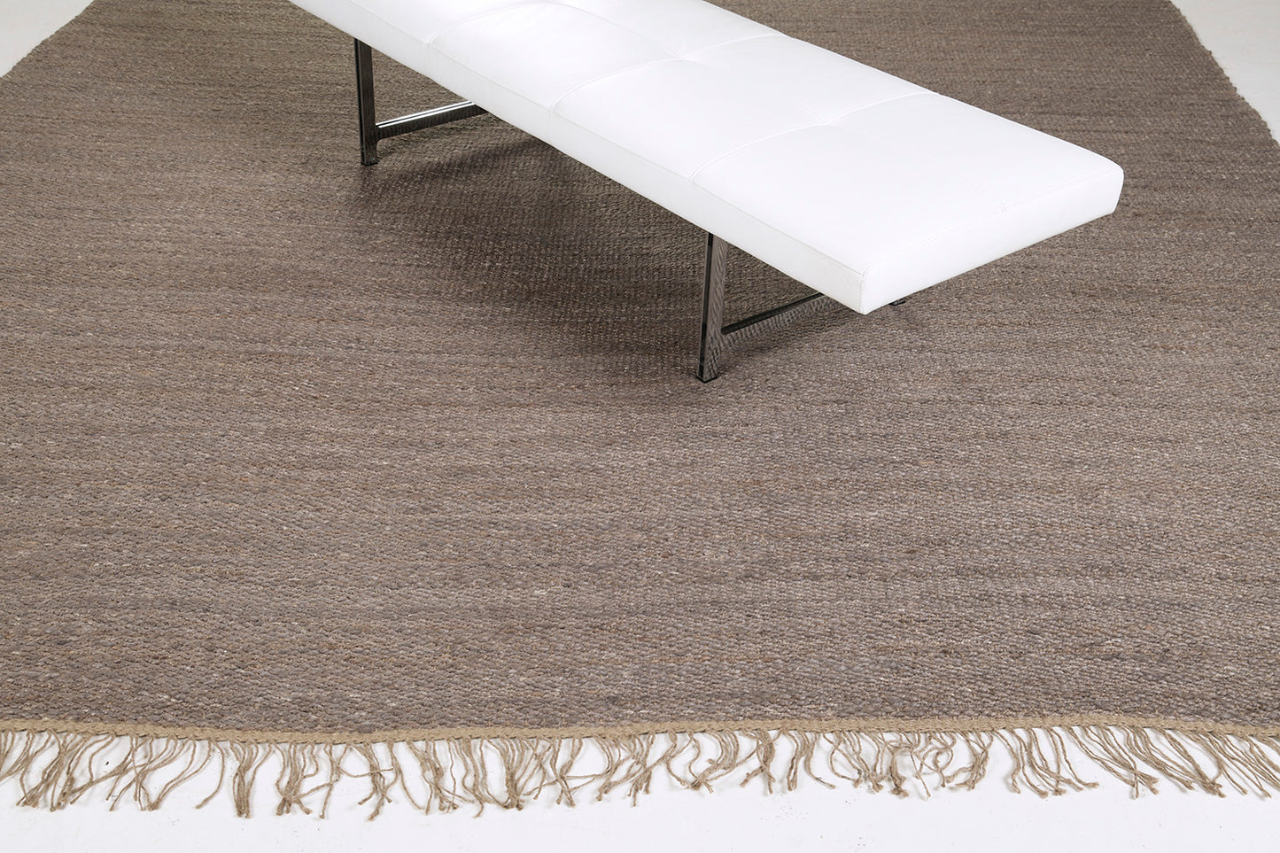 Hemp Sand Flatweave Loam Gray Horse