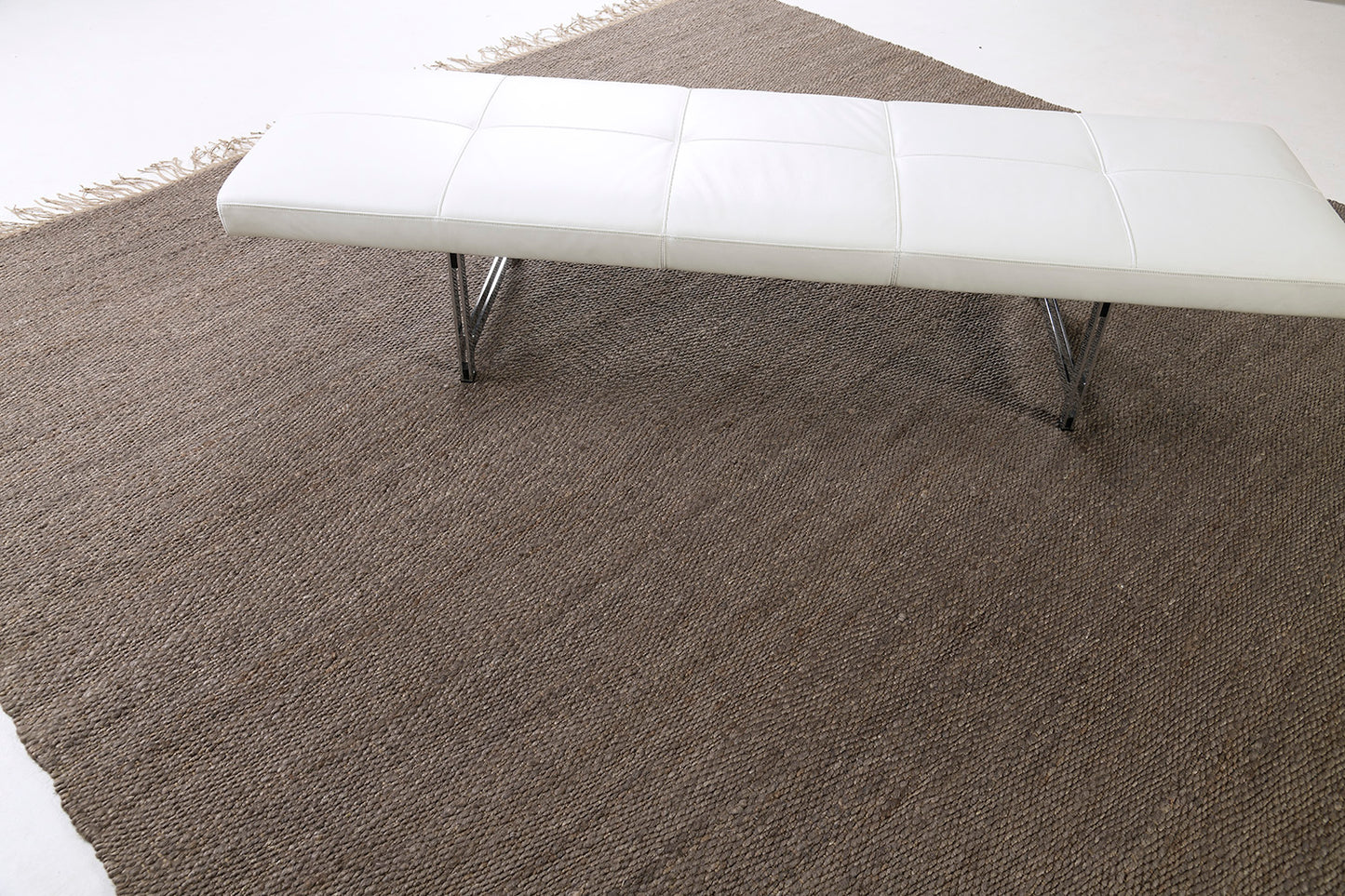 Hemp Sand Flatweave Loam Gray Horse