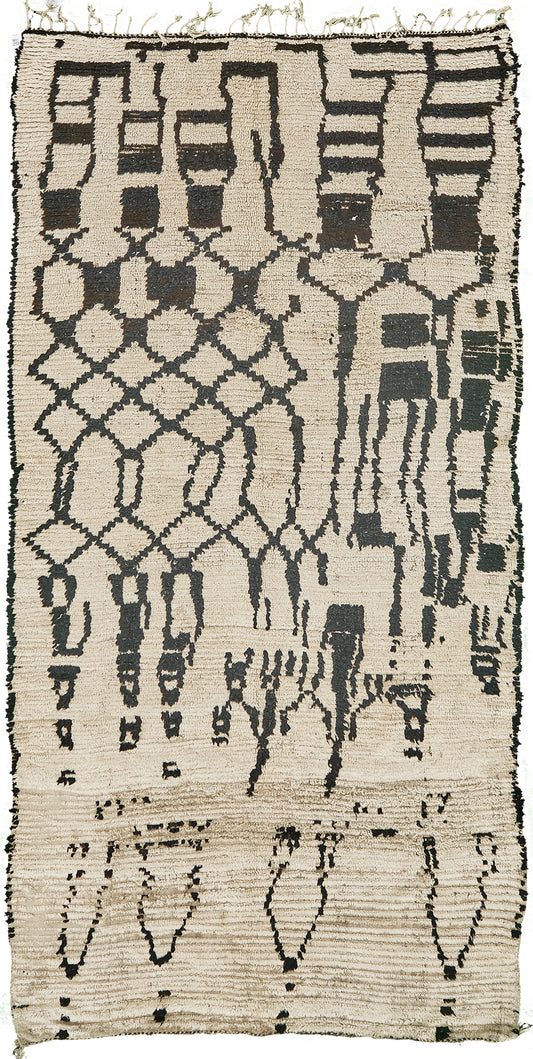 Modern Rug Image 12644 Vintage Moroccan Azilal Tribe Rug