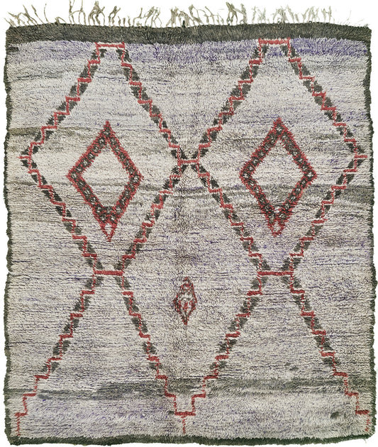 Modern Rug Image 12806 Vintage Moroccan Beni M'Guild Tribe Rug