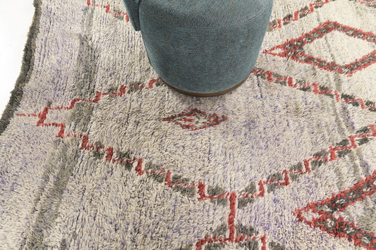 Modern Rug Image 12807 Vintage Moroccan Beni M'Guild Tribe Rug