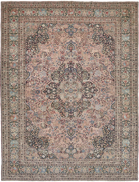 Persian Rug 4225 Vintage Persian Tabriz 30454