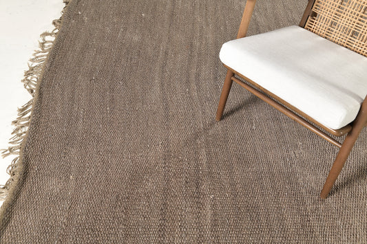 Hemp Sand Flatweave in Gray Horse, Loam Collection