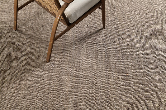 Hemp Sand Flatweave in Gray Horse, Loam Collection