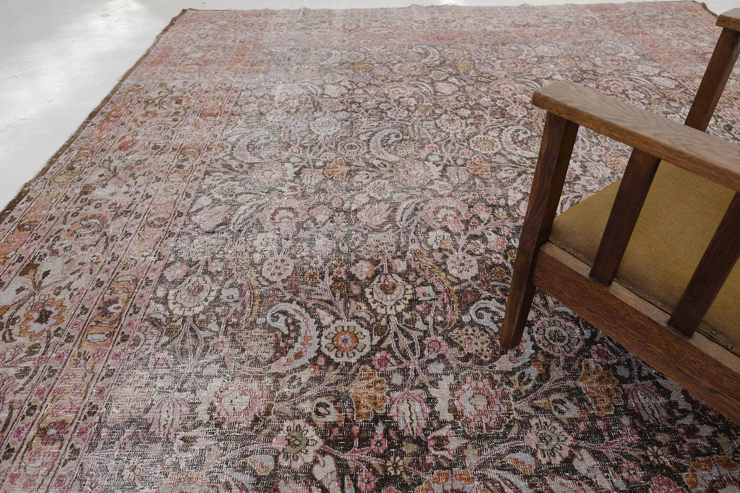 Persian Rug 1798 Antique Persian Mashad