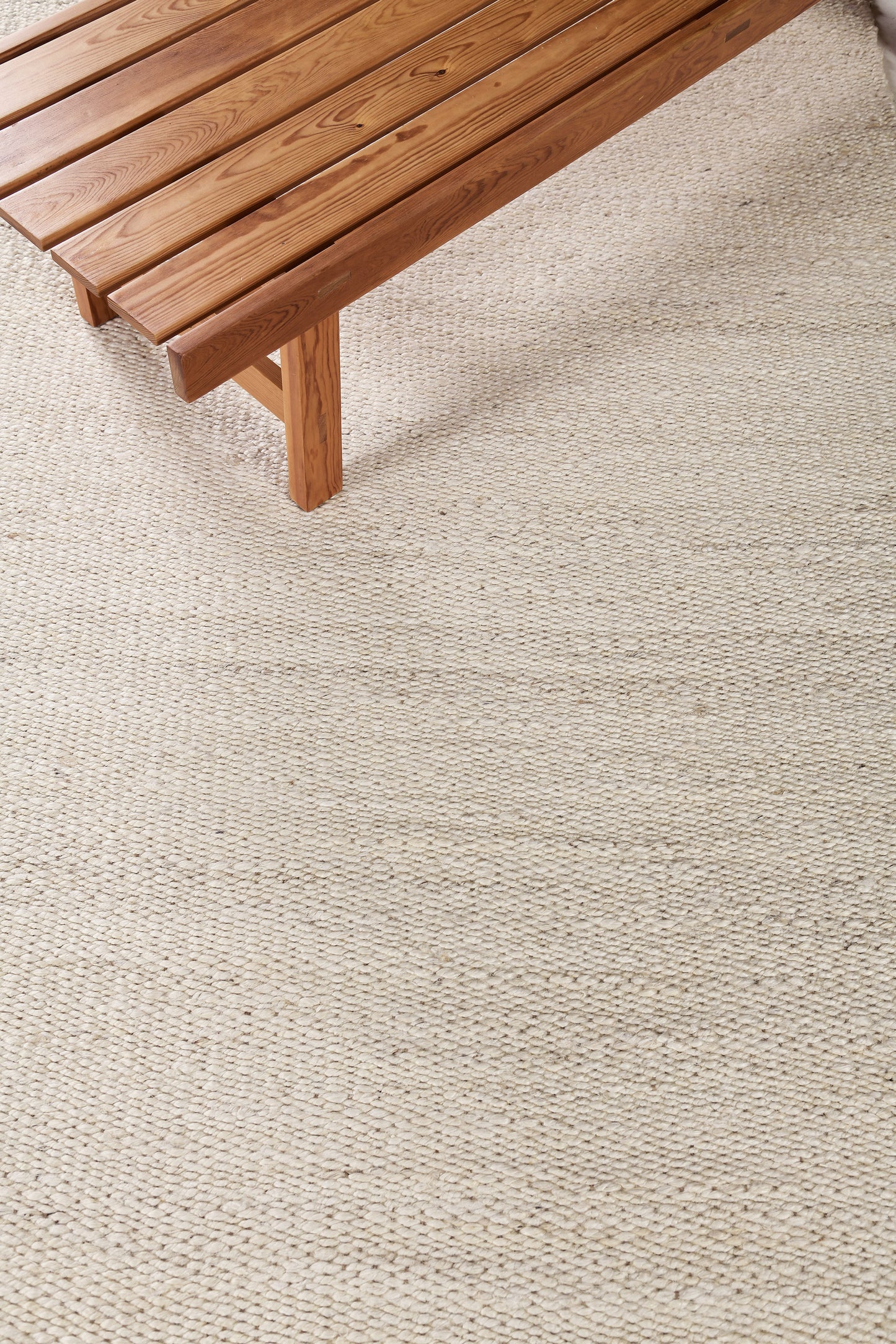 Hemp Sand Flatweave Loam White Shell