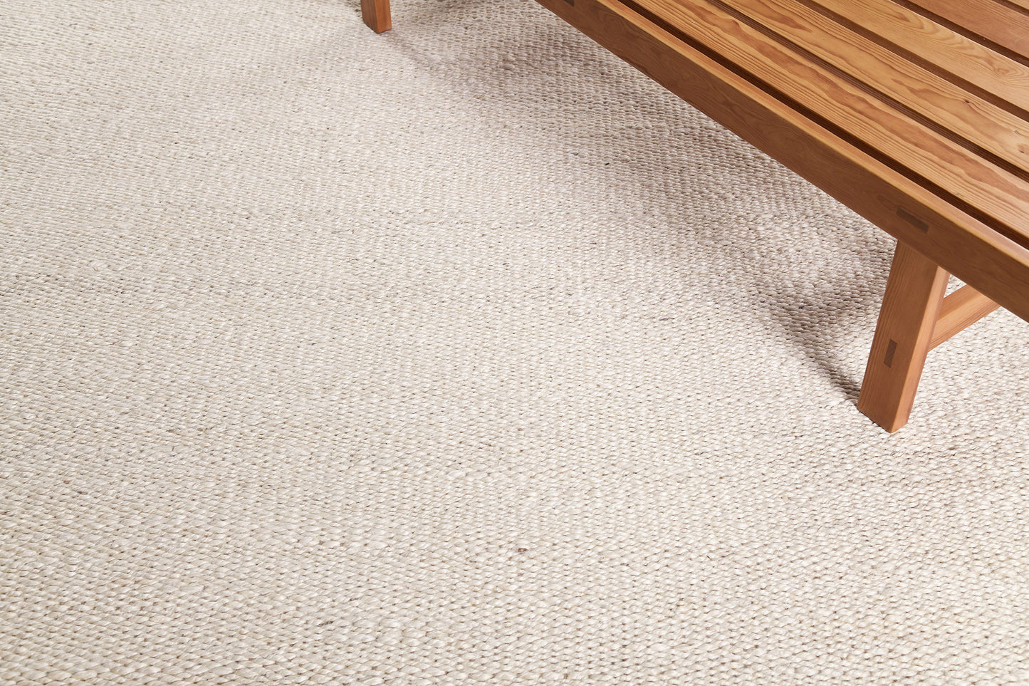 Hemp Sand Flatweave Loam White Shell