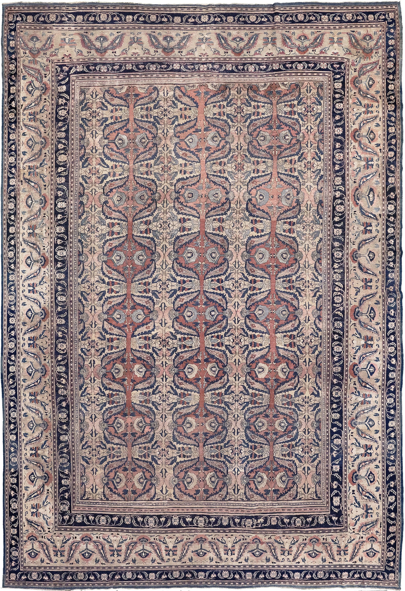 Persian Rug 423 Antique Persian Doroksh