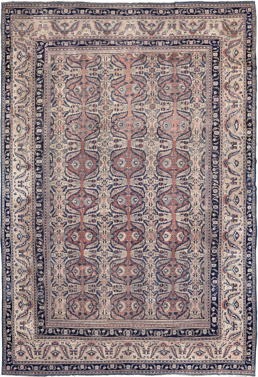 Persian Rug 423 Antique Persian Doroksh