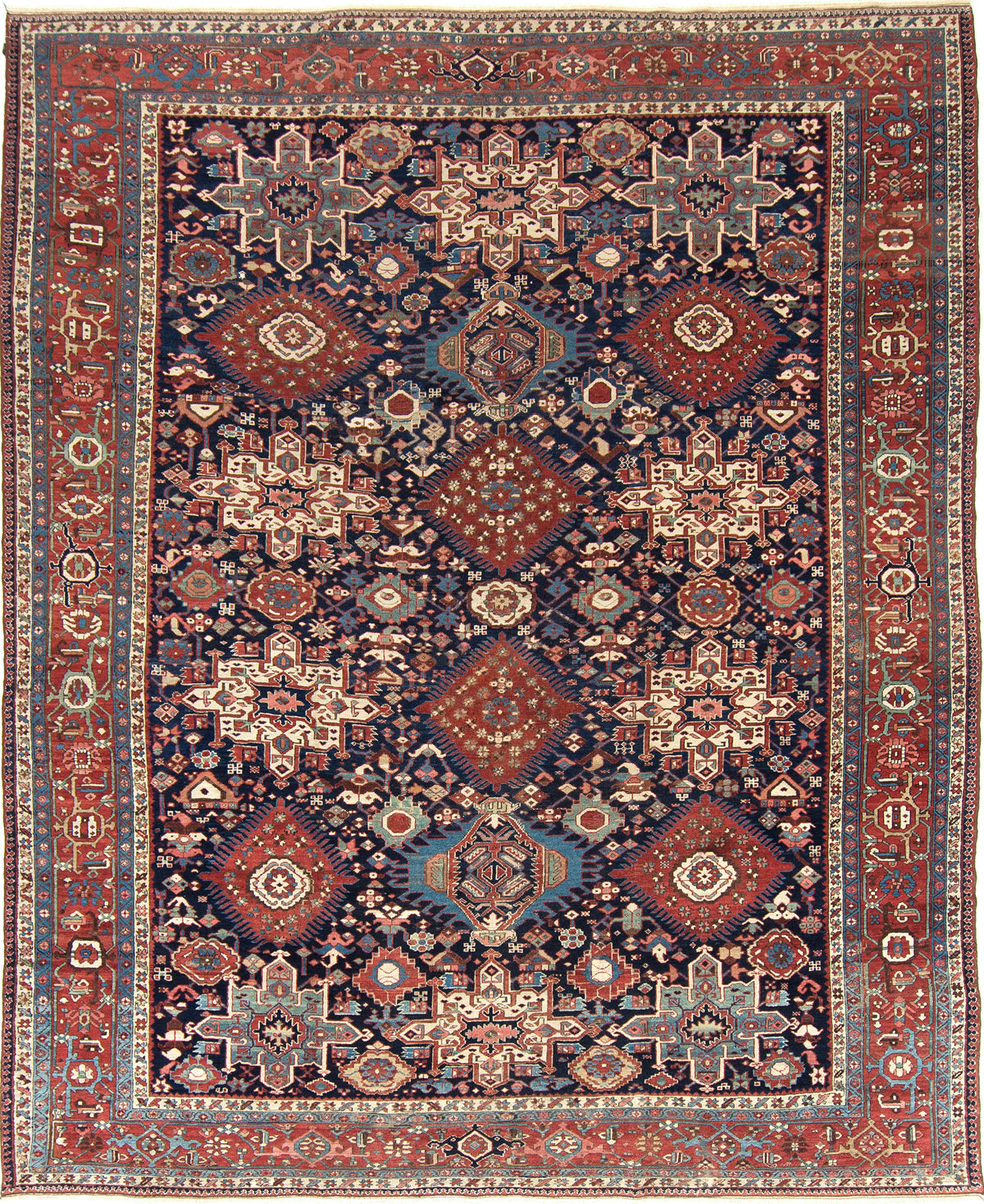 Antique Persian Heriz Rug 50791