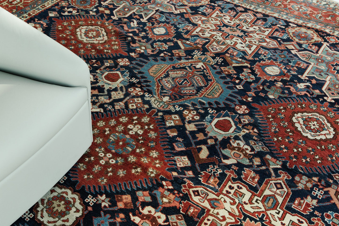 Antique Persian Heriz Rug 50791