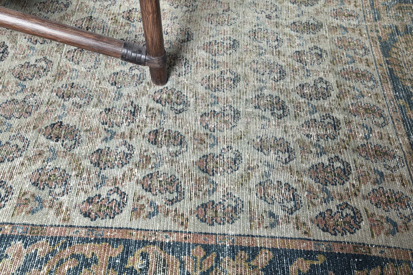 Persian Rug 1535 Antique Persian Malayer Bote Rug Paisley Design 51301