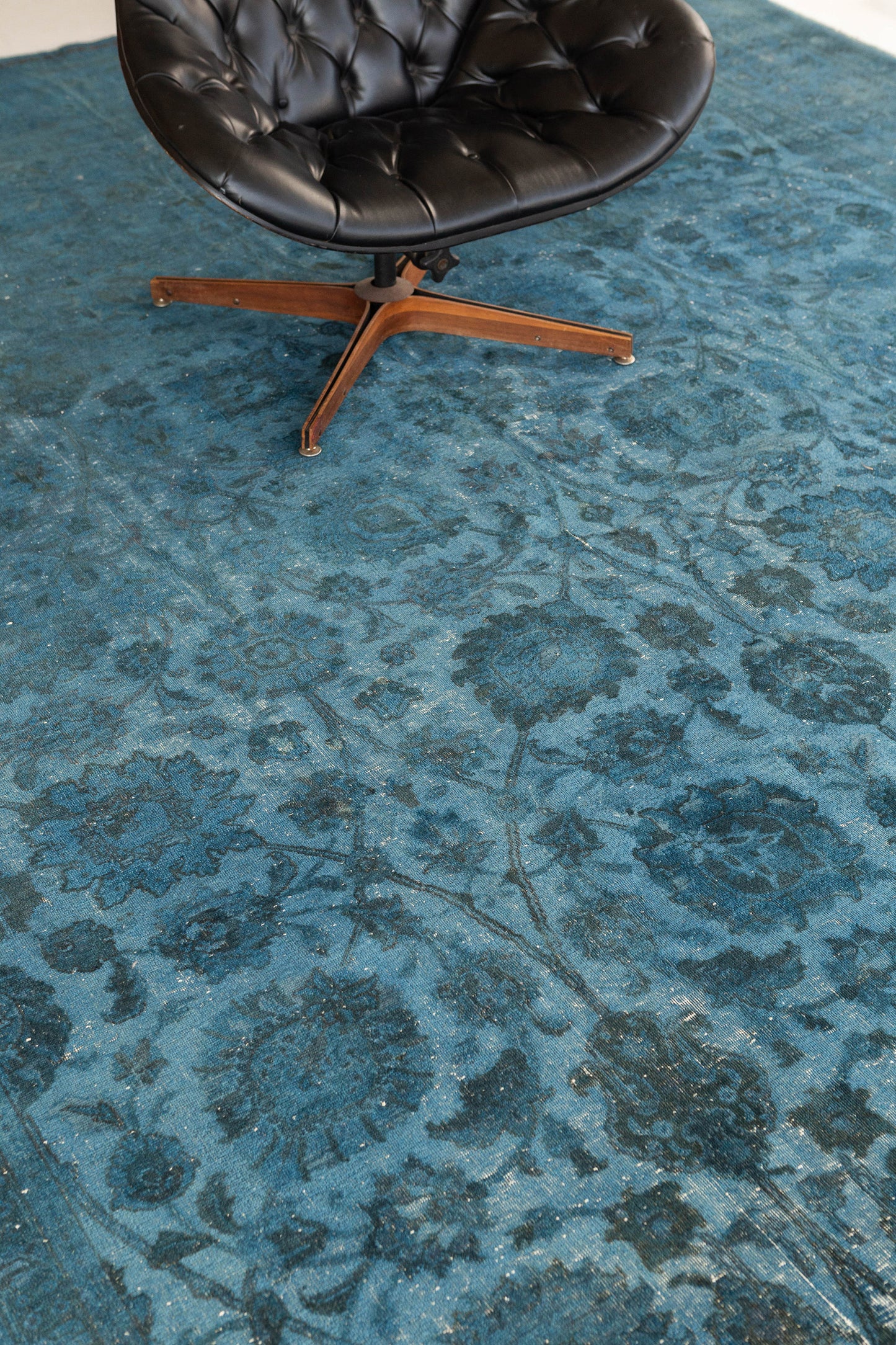 Persian Rug 4052 Vintage Persian Overdyed Tabriz Rug 52524