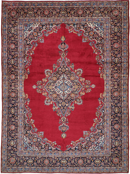 Persian Rug 3636 Vintage Persian Kashan 53338
