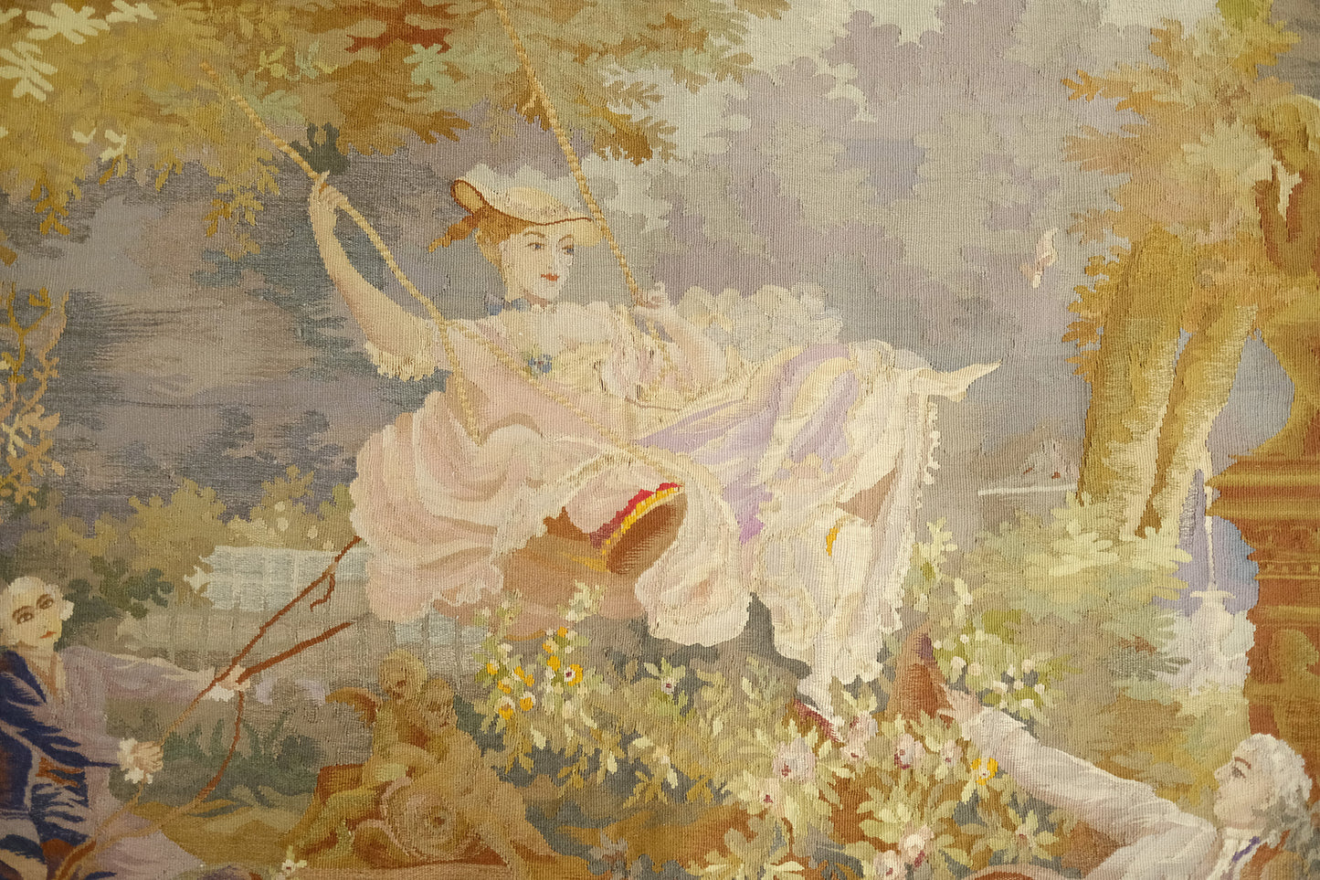 Antique Horizontal French Tapestry